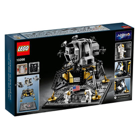 LEGO Apollo 11 lunar lander nameplate enhances final display and collection value