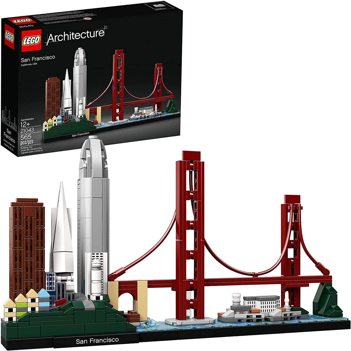 LEGO Architecture 21043 Alcatraz Island model for a striking San Francisco display
