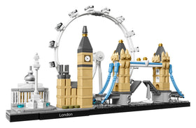 LEGO Architecture London Skyline 21034 decorative nameplate included for home or office display