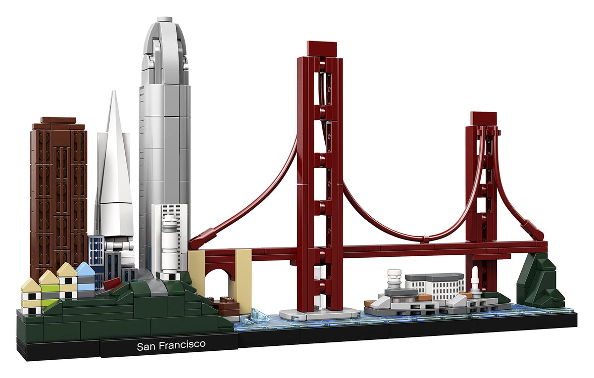LEGO Architecture San Francisco Alcatraz Island miniature invites imaginative display.