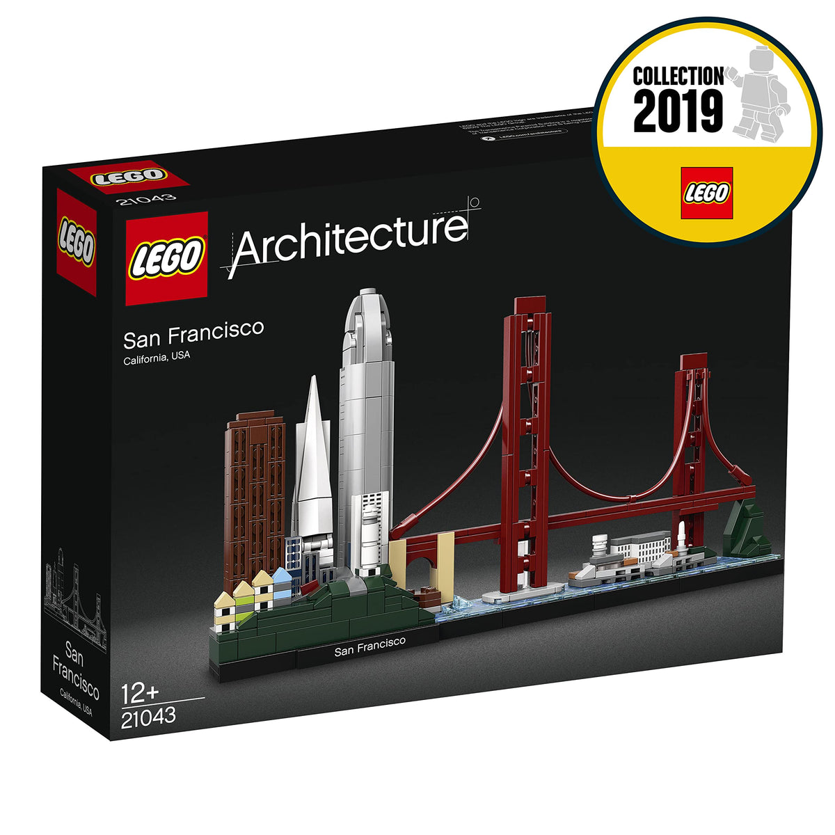 LEGO Architecture San Francisco Golden Gate Bridge feature brings a dramatic focal point.