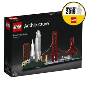 LEGO Architecture San Francisco Golden Gate Bridge feature brings a dramatic focal point.