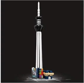 LEGO Architecture Shibuya Crossing scene captures dynamic city life in a compact display.