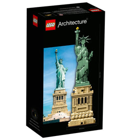 LEGO Architecture Statue of Liberty decorative nameplate enhances display