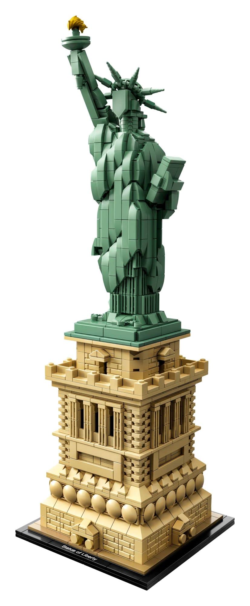 LEGO Architecture Statue of Liberty sand green beige colors suit refined interiors