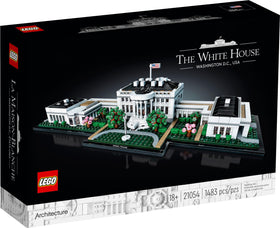 LEGO Architecture White House 21054 gardens and grounds detail enhances display realism