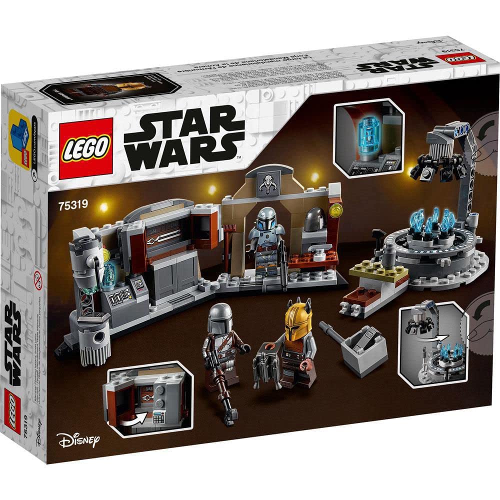 LEGO Armorer's Mandalorian Forge rotating exhaust hood during play