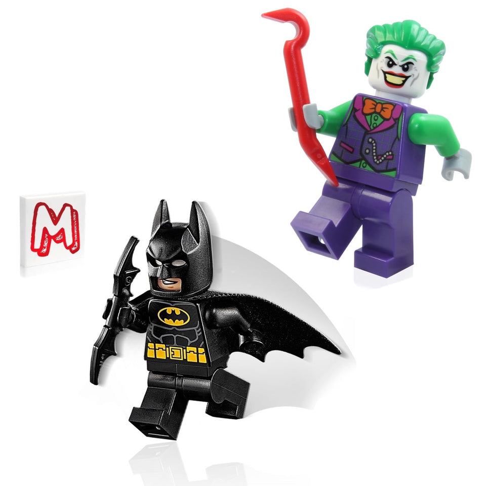 LEGO Batman minifigure with batcape and batarang for creative play