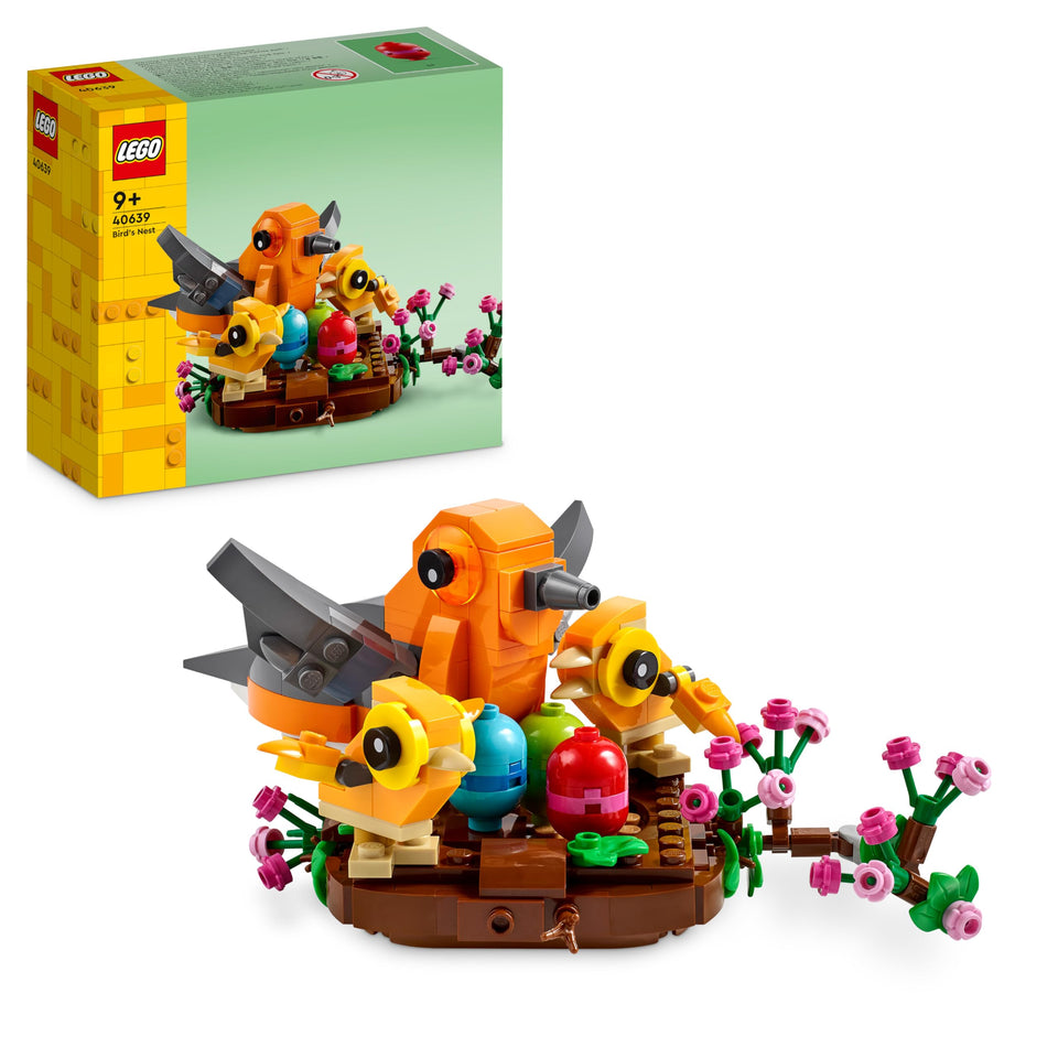 LEGO Bird’s Nest branch with flowers, ideal for seasonal shelf display.