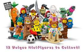LEGO Black stand supports easy posing and display.