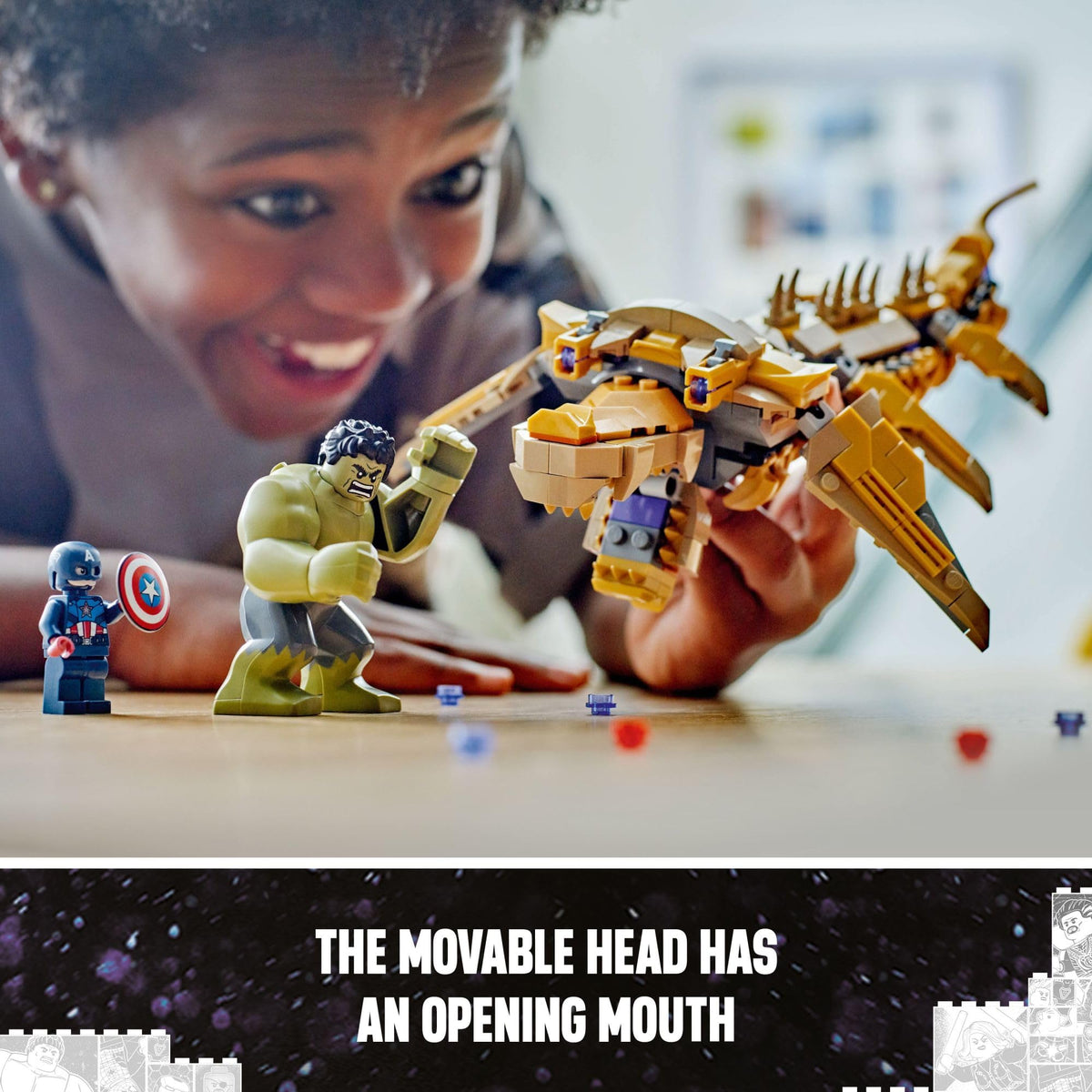 LEGO Black Widow minifigure stud shooter adds propulsive battles