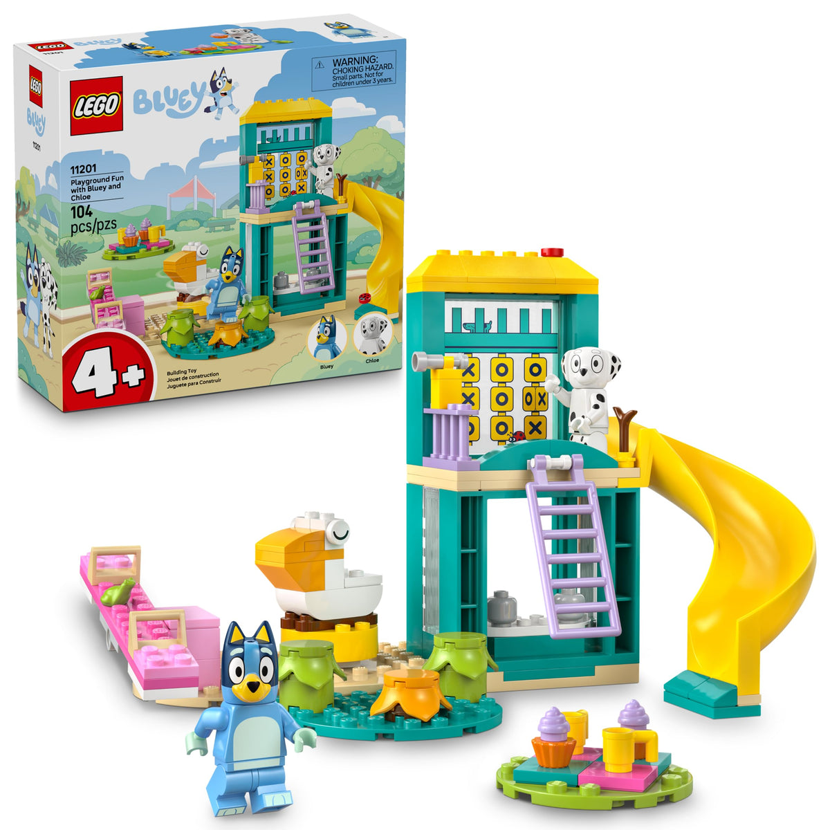 LEGO Bluey Playground figures spark imaginative play with Bluey and Chloe