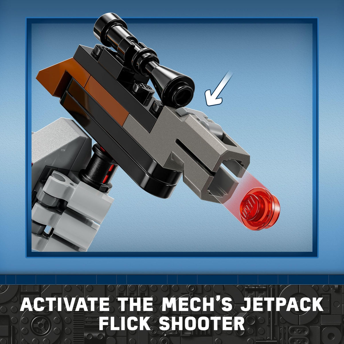 LEGO Boba Fett Mech posable arms and legs for dynamic poses