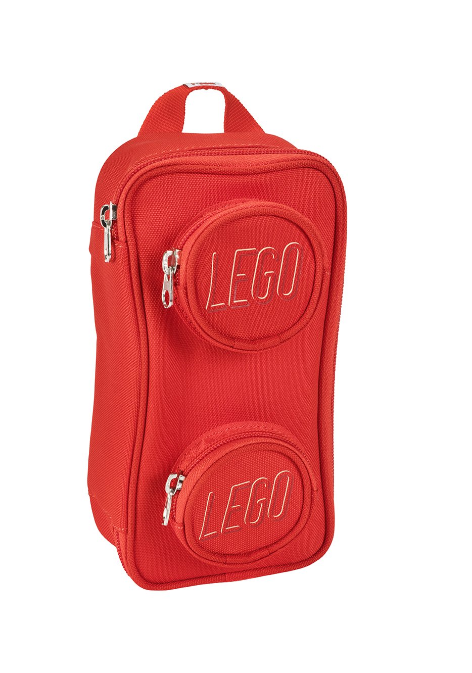 LEGO Brick Pouch red brick shape for organized school or office items