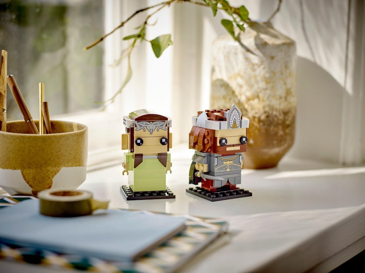 LEGO BrickHeadz Aragorn & Arwen box art packaging for gifting.