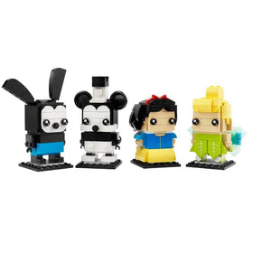 LEGO BrickHeadz Disney 100 Mickey Mouse portrait for shelf display
