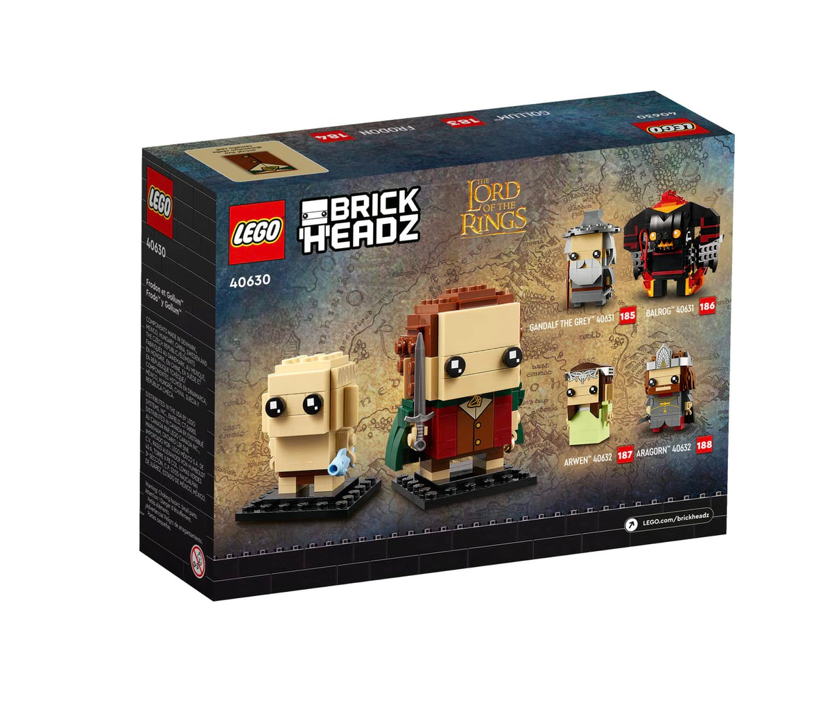 LEGO BrickHeadz Frodo with sword and ring details