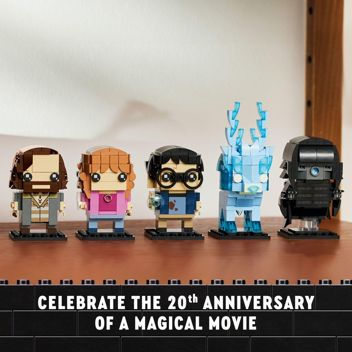 LEGO BrickHeadz display base helps stabilize your Azkaban collection