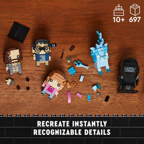 LEGO BrickHeadz Sirius Black figure with authentic Harry Potter flair for shelves