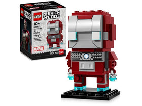 LEGO BrickHeadz Iron Man MK5 figure on baseplate for display