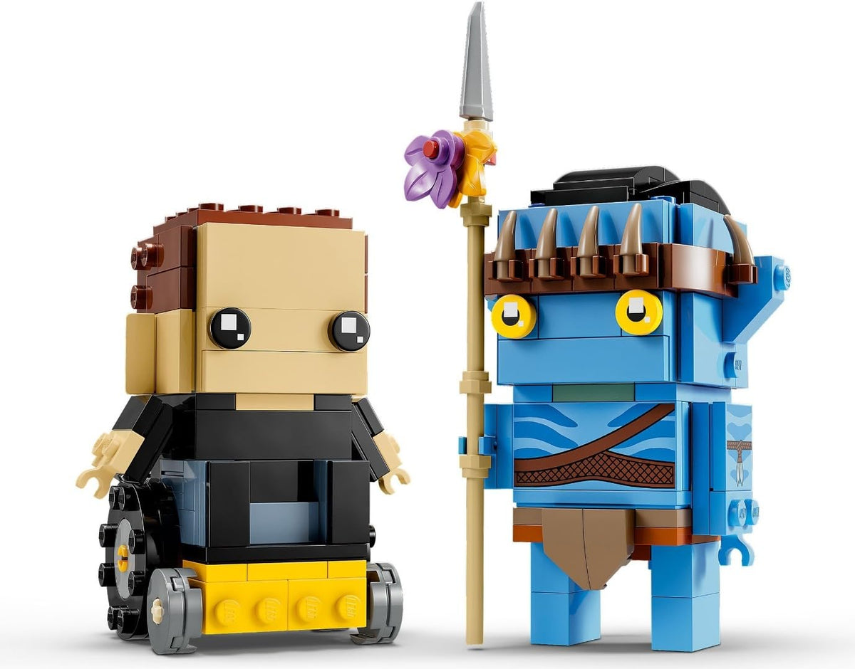 Lego BrickHeadz Jake Sully Avatar box art, collectible set packaging for fans.