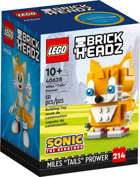LEGO BrickHeadz Miles Tails Prower figure for Sonic fans, a collectible display piece