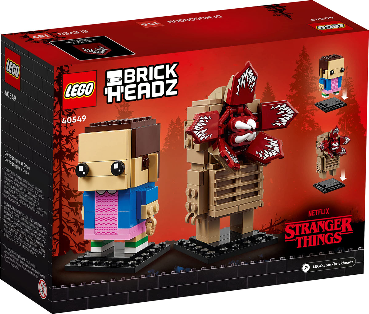 LEGO BrickHeadz Stranger Things collection for fans to display