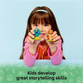 LEGO Builder app supports saving progress and 3D instructions for these figures.