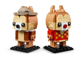 LEGO Chip and Dale BrickHeadz assembly step demonstrates clear building guidance.