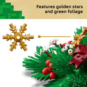 LEGO Christmas Table Decoration holiday centerpiece ready to elevate gatherings