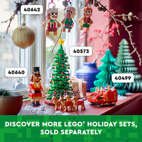 LEGO Christmas Tree detailed ornaments invite storytelling and shared holiday moments.