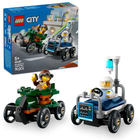 LEGO City 60459 airplane to hospital bed race car pack airplane for imaginative play
