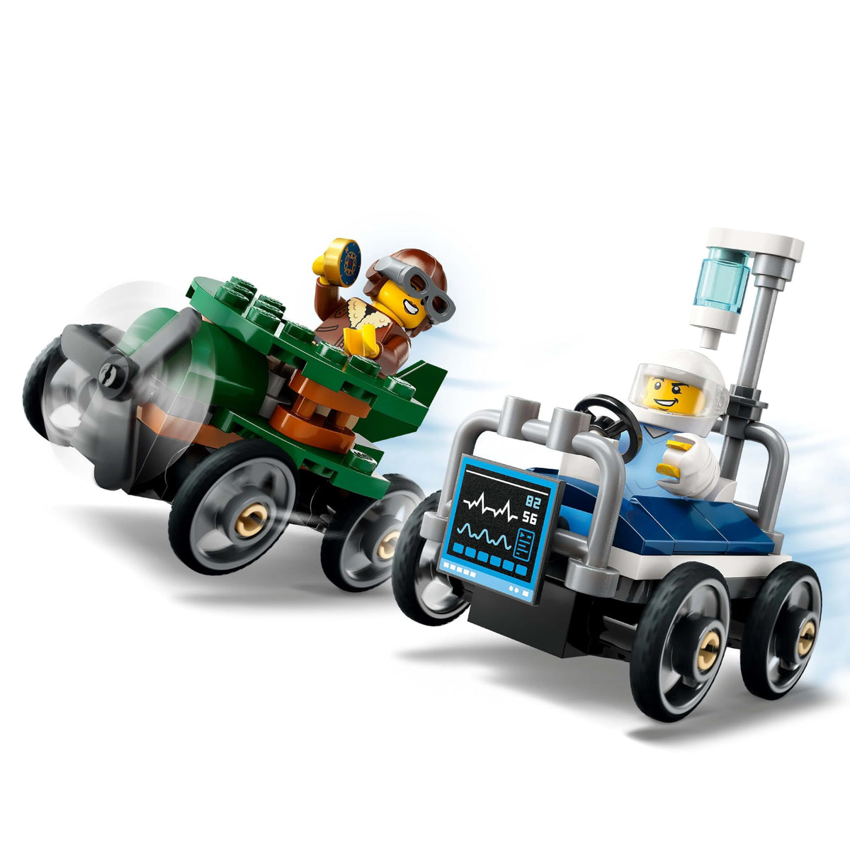 LEGO City 60459 easy-to-follow assembly instructions showcased with the LEGO Builder app