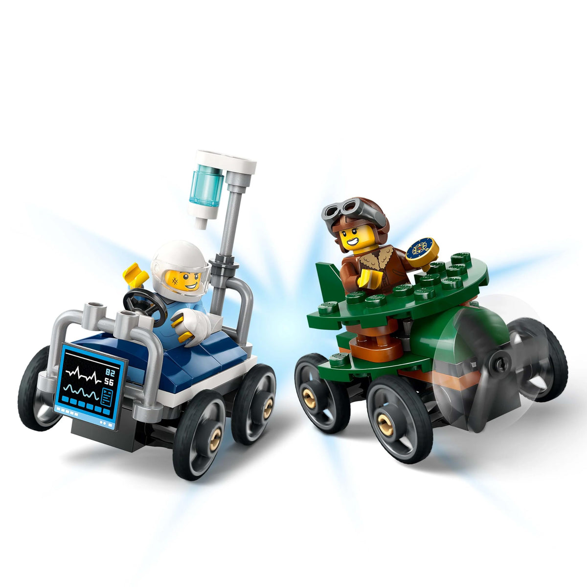 LEGO City 60459 minifigures with pilot and patient ignite dynamic storytelling