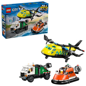 LEGO City 60505 airplane remix in flight mode for quick rescue missions