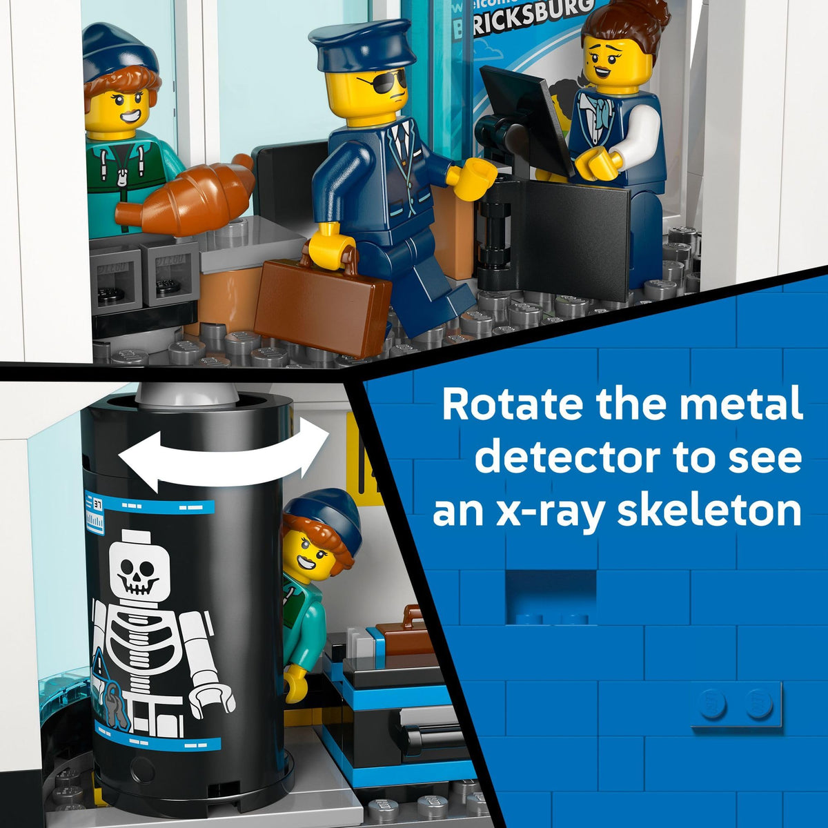 LEGO City Airport scanner and detector feature supports security-themed role-play