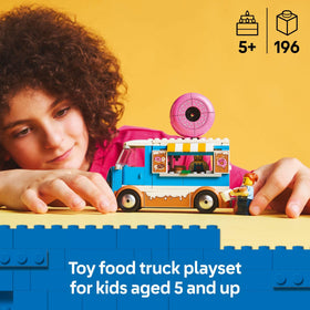 LEGO City Donut Truck detachable kiosk offering versatile play scenarios.