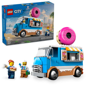 LEGO City Donut Truck service window for pretend play and snack-time creativity.