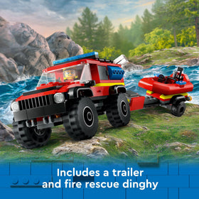LEGO City firefighter minifigures pair boosts cooperative play opportunities.