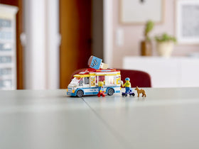 LEGO City Ice Cream Van skater minifigure adds dynamic street play.
