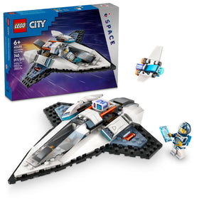 LEGO City Interstellar Spaceship main model enables fast space travel adventures
