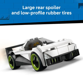 LEGO City Jet vs Car 60489 afterburner lever adds dynamic action.