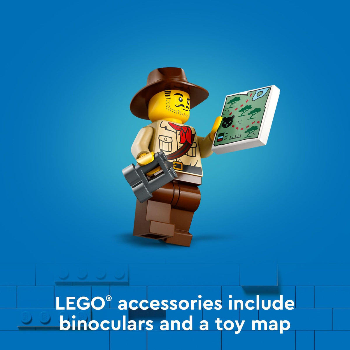 LEGO City Jungle Explorer minifigs assembly supports imaginative adventures.
