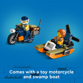 LEGO City Jungle Explorer Minifigures lineup for storytelling