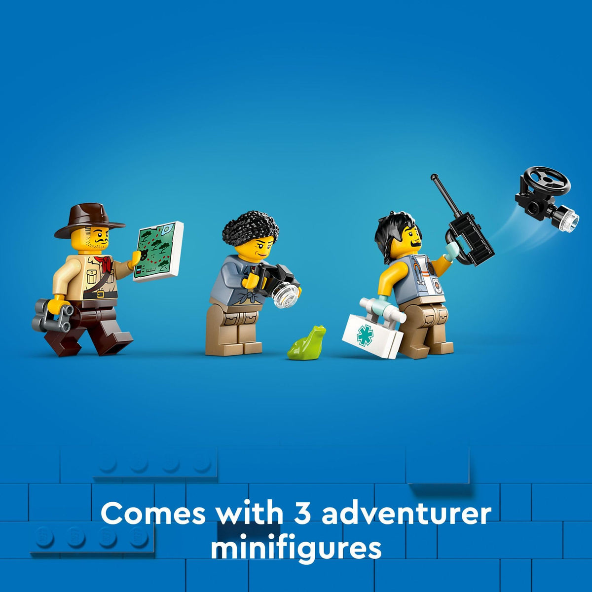 LEGO City tiger figure action adds wildlife-themed storytelling and play.
