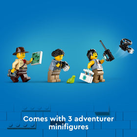 LEGO City tiger figure action adds wildlife-themed storytelling and play.