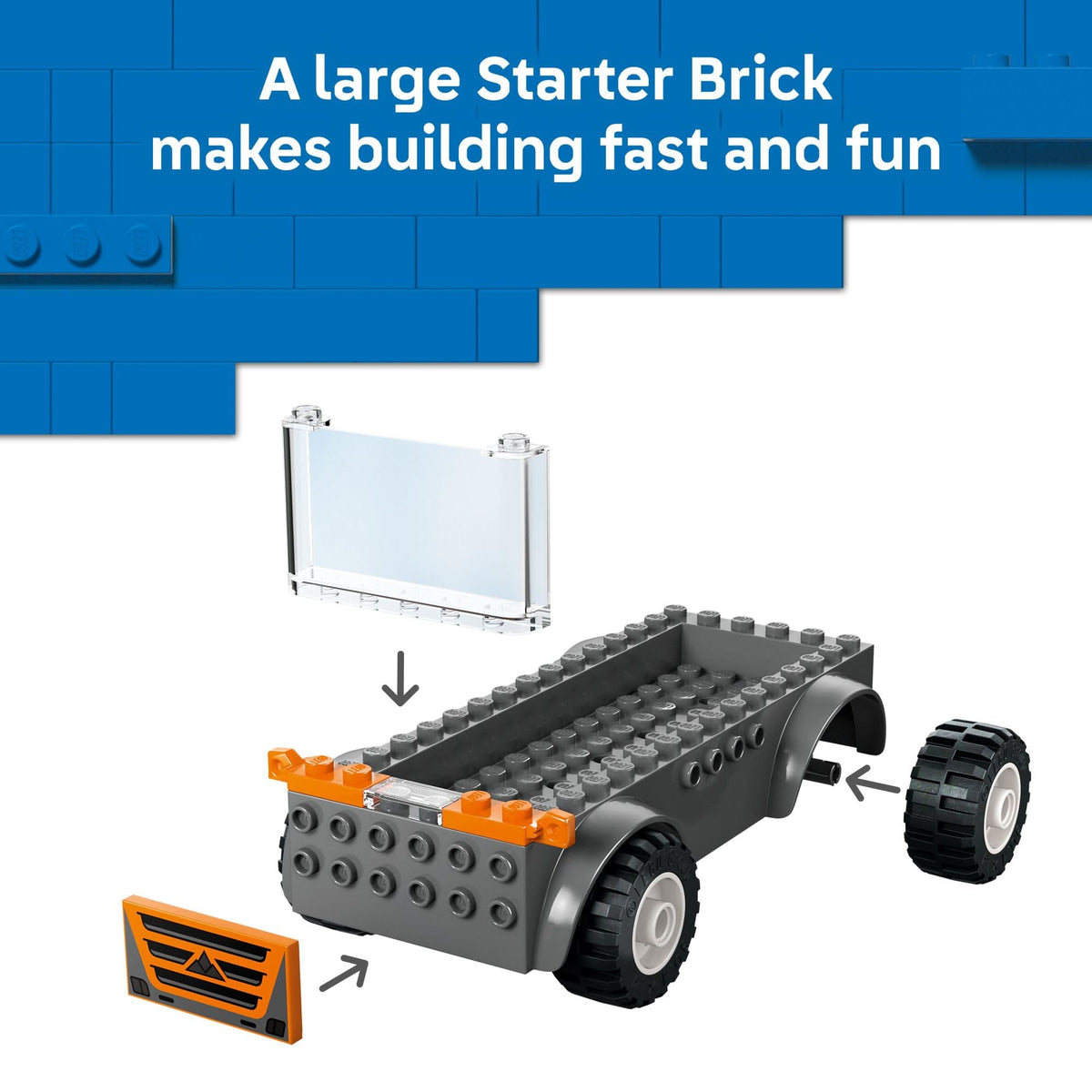 LEGO City racer minifigures with helmets for role-play adventures