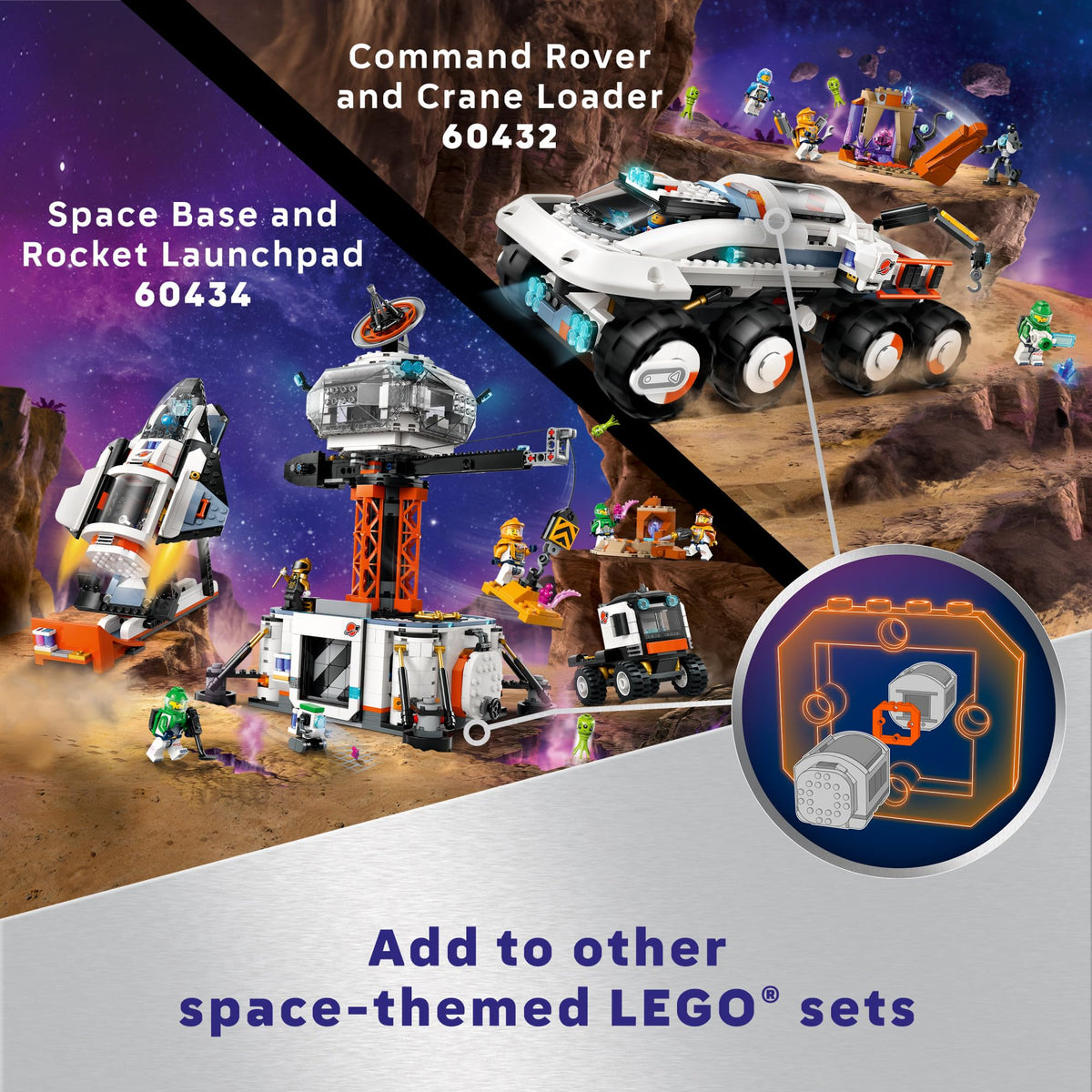 LEGO City Biodome provides immersive habitat for exploration storytelling.