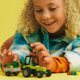 LEGO City Park Tractor 60390 tree and saplings for gardening adventures