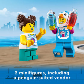 LEGO City Penguin Slushy Van LEGO Builder app compatibility supports immersive building sessions